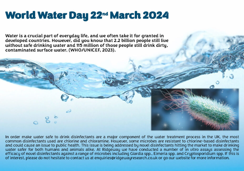 World Water Day - 22nd March 2024