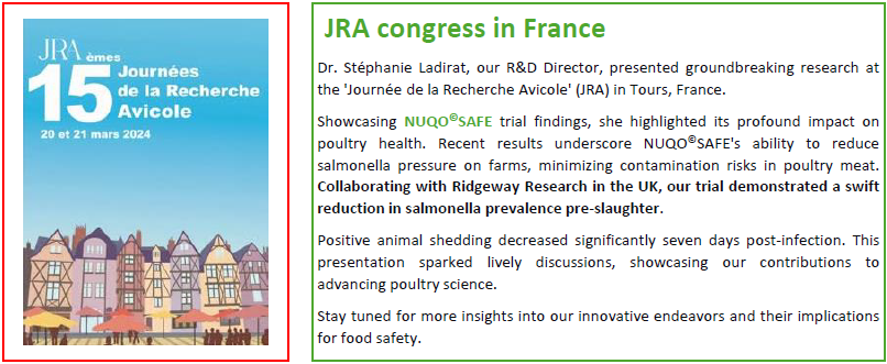 Ridgeway Research mentioned in NuQo Newsletter